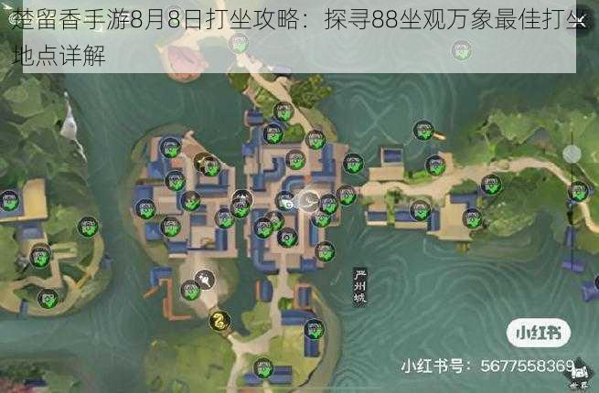 楚留香手游8月8日打坐攻略：探寻88坐观万象最佳打坐地点详解