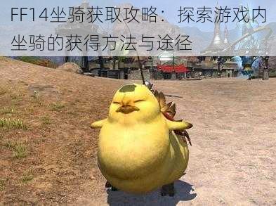 FF14坐骑获取攻略：探索游戏内坐骑的获得方法与途径