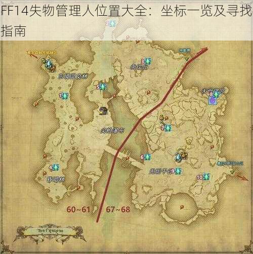 FF14失物管理人位置大全：坐标一览及寻找指南